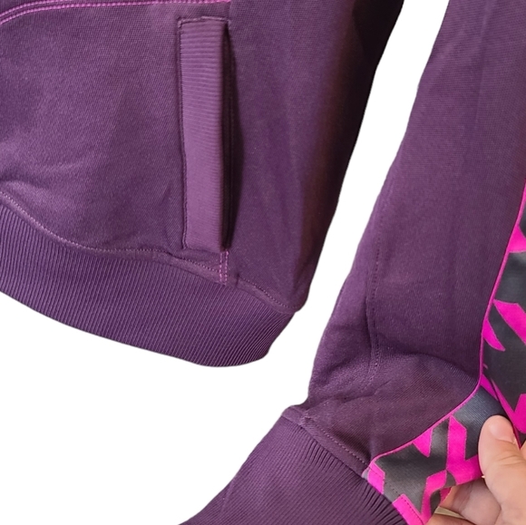 New balance Women's Workout Jacket mesh material purple and pink size 2XL NWOT - Picture 2 of 8
